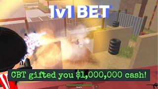 1v1 for 1 MILLION CASH in Roblox Ohio 