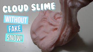 How to Make Cloud Slime without Fake Snow