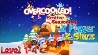 Overcooked The Festive Seasoning, 1-4, 3 Stars, 2 Player