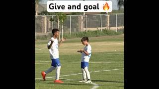 Give and go goal from U11 boys  #soccer #u11 #golazo