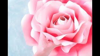 How to Make Giant Paper Roses- Rose Tutorial & Templates