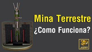 ¿Cómo funciona una mina terrestre? (Animación 3D)