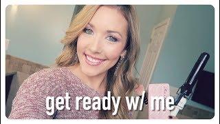 rose gold metallic holiday makeup + hair | get ready w/ me | brianna k