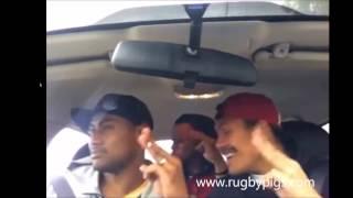 The Savea brothers are at it again. This time they dance in the car