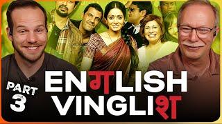 ENGLISH VINGLISH Movie Reaction Part 3/3 | Sridevi | Adil Hussain |