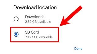 How to Change Download Location to SD Card - Easy Fix 2024