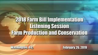 FPAC Farm Bill Listening Session