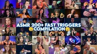 ASMR 40 Asmrtists In 20 Minutes  | 200 + Fast & Aggressive Triggers