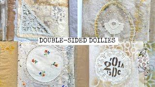 How To Add Doilies To Journal Pages/Junk Journal Snacks #74