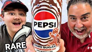 Pepsi Gingerbread Zero Sugar TASTE TEST