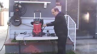 DEMONSTRATION OF AN ELECTRIC PRESSURE WASHER