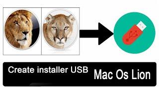 Create USB installer MacOs Lion /Mountain Lion