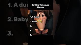 Ranking Voiceover Memes