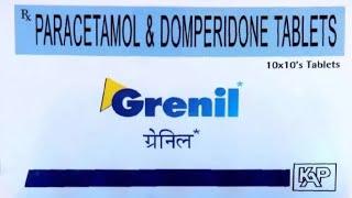 Grenil Tablets | Paracetamol & Domperidone Tablets | MedPharma 24x7