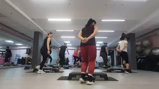 СТЕП АЭРОБИКА ЦЕЛАЯ ТРЕНИРОВКА / STEP AEROBICS