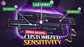 2024 BEST CUSTOMIZED SENSITIVITY | ZERO RECOIL SENSITIVITY FOR (BGMI)