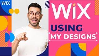 How to use My Designs in Wix