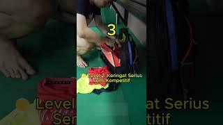 Level Keringat Pemain Badminton: Kamu yang Mana?  #BadmintonLucu #MegahBadminton #FYP