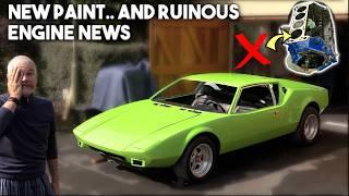 My DeTomaso Pantera Paint Is LOUD And Bad News On The Engine..