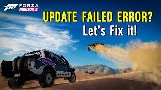 Forza Horizon 3 Opusdev,Elamigos,Corepack,Ultimate Edition Update Failed Screen Permanent FIX