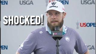 Tyrrell Hattons LIVE REACTION To JJ Spauns Winning Putt At US Open