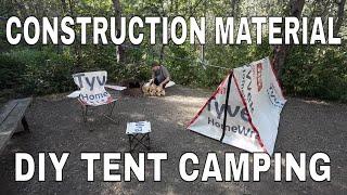 Construction Material DIY Tent #Camping