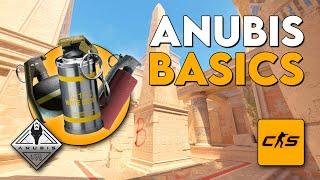 CS2 Anubis Basics | Smokes, Flashes & Molotovs | Counter-Strike 2