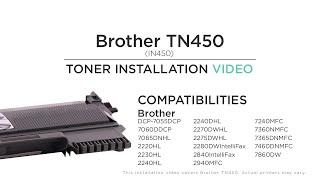 ImagingNow   Brother TN450   Toner Installation