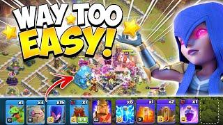 Effortless 3 Stars! TH12 Zap Quake Witch is the  Easiest TH12 Attack Strategy in Clash of Clans