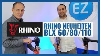 Elektromotoren für Boote: Zebco RHINO NEUHEITEN 2025 - BLX V2 60 / 80 / 110 | Echolotzentrum.de