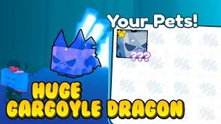 I Got The First *HUGE GARGOYLE DRAGON* Secret In Pet Simulator X!