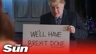 Boris Johnson recreates Love Actually doorstep scene warning the election is ‘closer than you think’