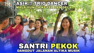 MANTUL.!! KEKOMPAKAN TIGA DANCER ALTIKA MUSIK DI LAGU (SANTRI PEKOK) ARTIKA BASRI