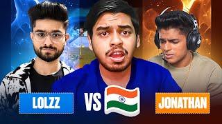 Lolzzz Gaming vs Jonathan Gaming Who WILL WIN?? CONQUEROR killed Streamer | BEST Moments PUBG Mobile