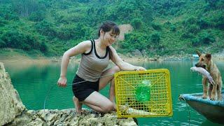 DIY Fish Trap from Plastic Barrel – Catching Snakehead Fish!