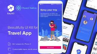 Travel App UI Kit- React Native (Expo)