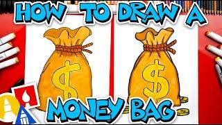 How To Draw An Old Fashion Money Bag