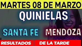 Resultados Quinielas Vespertinas de Santa Fe y Mendoza, Martes 8 de Marzo