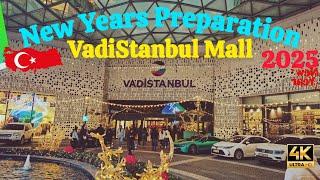 Istanbul  (New Years Preparation in Vadistanbul Mall) Unseen Istanbul #istanbul #newyear #2025