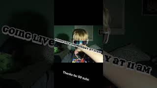 Going live on Monday thanks for 50 subs #live #trend #trending #trendingsong #voicereveal facereveal