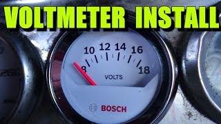 VOLTMETER INSTALL (aftermarket)