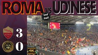 [4K] ROMA 3-0 UDINESE [2nd.Half]｜SERIE A 2024-25 MATCHDAY 5｜22/09/2024 STADIO OLIMPICO