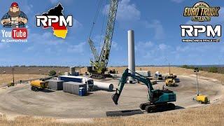 [ETS2 v1.53] RPM MAP 1:1 ab zur Windkraft Baustelle *First Look*