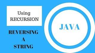 Reversing a STRING using RECURSION