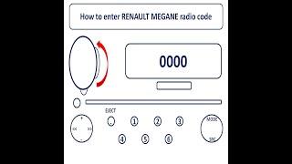 How To Enter Renault Megane Radio Code To Unlock The Device