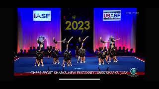 Cheer Sport Sharks- Miss Sharks- Worlds 2023- Day 1