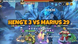 HENG'E 3 IS GREAT IN DWARVIN RUINS MARIUS 29 & 30 | INFINITE MAGIC RAID