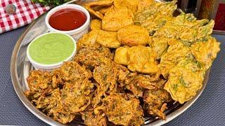 Mix Pakora Recipes Ramadan Special | Onion Pakora | Aloo Pakora | Palak Pakora