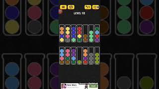 Ball Sort Puzzle Level 113 Walkthrough