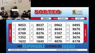 Sorteo de Quiniela NOCTURNO  Nº 24633 - 13/05/2020